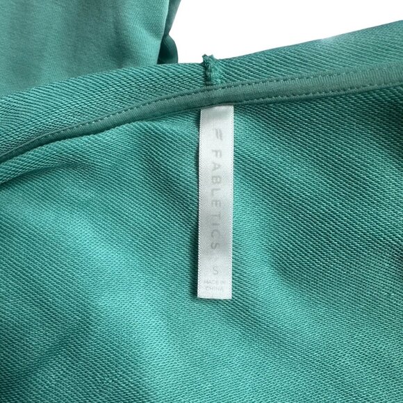 Fabletics Dakota hoodie mint teal Serenity womens full zip jacket Small - Picture 6 of 8